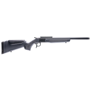 CVA CR4444 Scout 44 Mag 1rd 20 Blued Threaded BBL, Blued Pic Rail Rcvr, Stealth Gray Fixed Synthetic Stock,Rifle