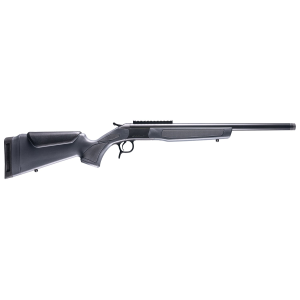 CVA CR4437 Scout 308 Win 1rd 20 Blued Threaded BBL, Blued Pic Rail Rcvr, Stealth Gray Fixed Synthetic Stock,Rifle