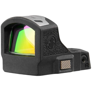 Sig Sauer Electro-Optics SOR02101 Romeo-RS Compact Clear 1x24mm 2 MOA Red Dot/32 MOA Circle Reticle,Red Dot Sights