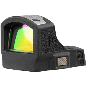Sig Sauer Electro-Optics SOR02100 Romeo-RS Compact Black 1x24mm 2 MOA Red Dot/32 MOA Circle Reticle,Red Dot Sights