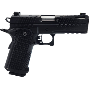 Live Free Armory LFAPC61301 Apollo 11 Compact Frame 9mm Luger 17+1 4.15 Stainless Match Grade Bull Barrel, Elite Black Cerakote Optic Cut/Serrated Stainless Steel Slide & Steel Frame w/Beavertail & Pic Rail, Textured Grip, Pistol