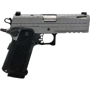 Live Free Armory LFAPC81303 Apollo 11 Compact Compact Frame 9mm Luger 17+1 4.15 Stainless Match Grade Bull Barrel, Elite Gray Cerakote Optic Cut/Serrated Stainless Steel Slide & Steel Frame w/Beavertail & Pic Rail, Textured Grip, Pistol
