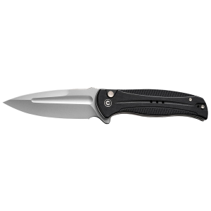 Civivi Knives C23053-3 Incindie 3.48 Folding Spear Point Plain Stonewashed 14C28N Steel Blade, Black Textured G10 Handle,Knives