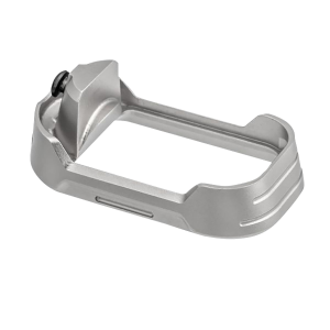 Tyrant CNC TDG17MWG3GREYBLACKSCRE Magwell Fits Glock 17 Gen 3 Grey Alum,Magazine Accessories