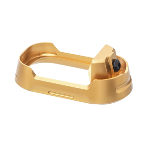 Tyrant CNC TDG19G34MWGLDBLKSRW Magwell Fits Glock 19 Gen 3-4 Gold Alum,Magazine Accessories