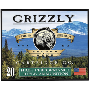 Grizzly Ammo GC45/70+P7 45-70Gov+P 420gr Wide Long Nose Gas Check 20 Per Box/10 Case,Centerfire Rifle Rounds