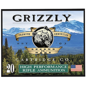 Grizzly Ammo GC45/70+P10 45-70Gov+P 525gr Full Metal Jacket Flat Point 20 Per Box/10 Case,Centerfire Rifle Rounds