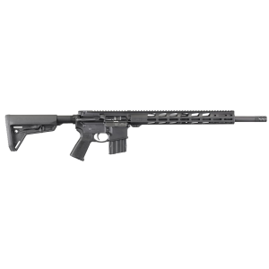 Ruger 8522 AR-556 MPR 450 Bushmaster 5+1 18.63 in Black Heavy Threaded Barrel, Black Hard Coat Anodized Aluminum Receiver w/Picatinny Rail, 15 in M-LOK Handguard, Magpul SL Black Synthetic Stock Black, Magpul Grip, Right Hand, Rifle