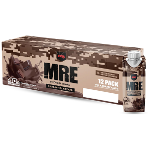 Redcon1 RC1MRERTDMC12 MRE Ready to Drink Milk Chocolate 14 oz, 12pk,Packaged Food