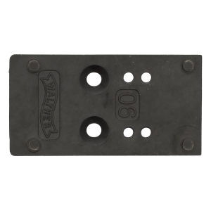 Walther Arms 5136208 Optic Plate Holosun 509T Footprint Black Nitride Steel, Fits Walther PDP 2.0,Bases