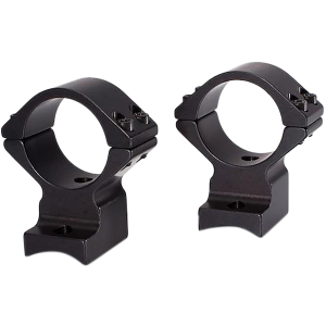 Talley 94X719 Scope Mount/Ring Combo Black Anod Alum 1 Tube, Savage (8-40) Round Rcvr w/Accutrigger, Medium Rings,Bases