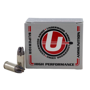 Underwood Ammo 875 Xtreme Defense 9mmLuger 90gr Solid Monolithic 20 Per Box/10 Case,Centerfire Handgun Rounds