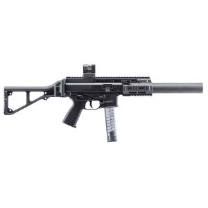 B&T APC9 PRO, Semi-auto Pistol, 9MM, 5.7 in Barrel, Anodized Finish, Black, Glock Mag Compatible, 1 Mag, 33 Rounds, Includes Suppressor BT-36046-G