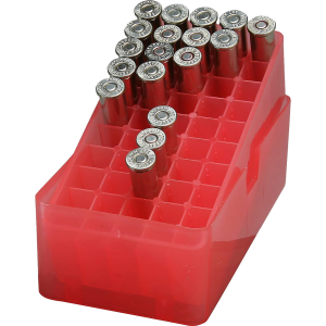 MTM Case-Gard E504541 Slip-Top Ammo Box J-50 45 Colt/44 Special/45 Auto/44 Mag Red 50rds,Ammo Boxes