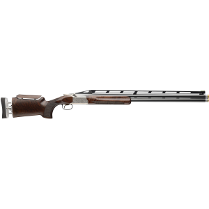 Browning 0183574003 Citori 825 Trap Max 12 Gauge Break Open 2.75 2rd 30 Polished Blued Over/Under Vent Rib Barrel, Silver Nitride Stainless Steel Receiver, Adj Comb Grade V/VI Gloss Black Walnut Stock, Shotgun