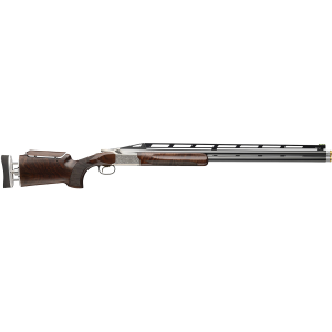 Browning 0183574002 Citori 825 Trap Max 12 Gauge Break Open 2.75 2rd 32 Polished Blued Over/Under Vent Rib Barrel, Silver Nitride Stainless Steel Receiver, Adj Comb Grade V/VI Gloss Black Walnut Stock, Shotgun