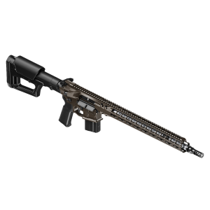 Radian Weapons R0856 Model 1 6mm ARC 20+1 18 Black Cerakote Match Grade Threaded Barrel, Brown Cerakote Aluminum Receiver w/Pic Rail, M-LOK Handguard, SB Tactical SBA3 Brace Black Carbon Fiber Stock,,Black Magpul Grip, Ambi, Rifle