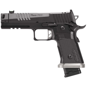 Sig Sauer 211F9GTOBRXSL P211 GTO w/Optic Full Size 9mm Luger 23+1 4.40 Black Bull BBL w/MACH3D Compensator, Black Nitron Stainless Serr w/Optic Slide, Black Nitron Stainless Frame w/Pic Rail, G10 Grip Panels Grip, ROMEOX Pro,Pistol