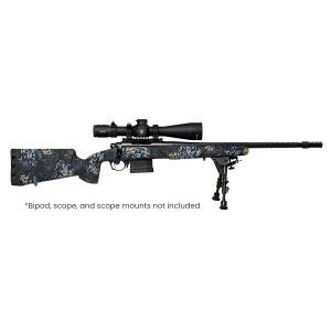 Horizon RF017S232414T19 Vandal Prime 300 PRC 24 Black Spiral Fluted Threaded Barrel, Drilled & Tapped Receiver, Textured Iota EKO Carbon Fiber Stock, Rifle