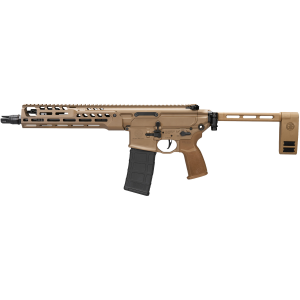 Sig Sauer PMCX556N11BIR MCX Spear LT IR 5.56 NATO 30+1 11.50 Black FNC Steel Threaded Barrel, Flat Dark Earth Cerakote Pic Rail Alloy Steel Receiver, M-LOK Handguard, FDE Fold Brace w/Push Button Hinge & Poly Grip, Ambi, Rifle