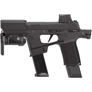 Sig Sauer 365FLUX9BXR3RXSLTACKIT P365 FLUX Tac-Kit 9mm Luger 25+1 6 Blk Nitron Muzz Shroud BBL, Blk Nitron SS Optic Ready/Serrated Slide, Blk Nitron SS Frame w/Pic Rail, Flux P365 Chassis, Sig ROMEO-X Compact, FOXTROT1X Light, Ambi, Pistol