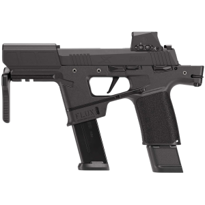Sig Sauer 365FLUX9BXR3RXSL P365 FLUX w/Optic 9mm Luger 21+1 6 Black Nitron Muzzle Shroud BBL, Black Nitron Stainless Optic Ready/Serr Slide, Black Nitron Stainless Frame w/Pic Rail, Flux P365 Chassis, Sig ROMEO-X Compact, Ambidex,Pistol