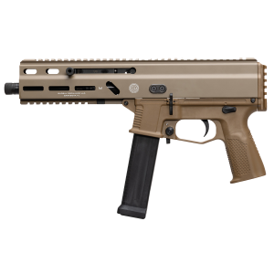 Grand Power 197892004800 SP10A3 Stribog 10mm Auto 20+1 8 Black Threaded BBL, FDE Cerakote, Alum/Polymer Rcvr w/Pic Rail, rear Pic Rail, FDE Polymer Grip, Ambidextrous,Tactical Pistols
