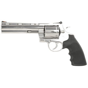 Colt Mfg ANACONDASP6RTS45C Anaconda 45 Colt (Long Colt) 6rd Shot 6 Stainless Vent Rib BBL, Cylinder & Frame, Black Grip,Revolver