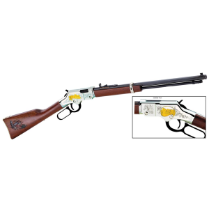 Henry H004AF Golden Boy American Farmer Tribute 22 Short, 22 Long or 22 LR Caliber with 16 LR/21 Short Capacity, 20 in Blued Barrel, Nickel-Plated Metal Finish & American Walnut Stock Right Hand (Full Size), Rifle