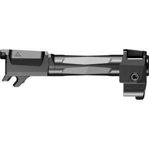 Radian Weapons R0877 Ramjet & Afterburner Combo 3.70 Gray PVD Stainless, Fits Sig P365,Handgun BBLs