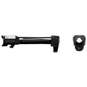 Radian Weapons R0842 Ramjet & Afterburner Combo 9mm Luger Compatible w/Glock 43, Black Stainless Steel, Handgun Barrel