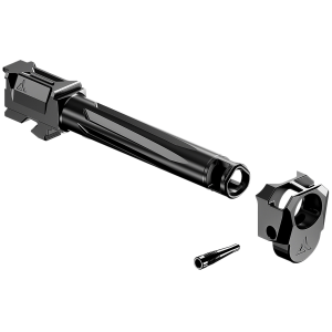 Radian Weapons R0844 Ramjet & Afterburner Combo 9mm Luger Compatible w/Glock 48, Black Stainless Steel, Handgun Barrel