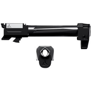 Radian Weapons R0859 Ramjet & Afterburner Combo 9mm Luger Compatible w/Glock 43X, Black Stainless Steel, Handgun Barrel