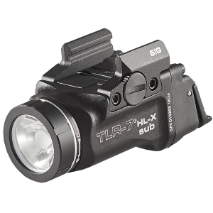 Streamlight 69504 TLR-7 HL-X SUB USB Black 6000 Series Aluminum Sig P365/XL 1000 Lumens