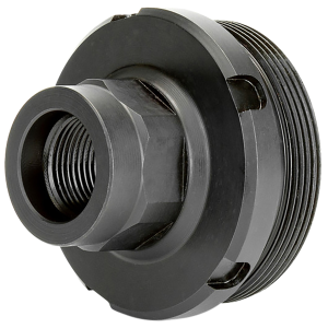Griffin Armament DT1375X24-5/8X24 Thread Adapter 5/8x24 17-4 Stainless Steel Nitride Black, Suppressor Accessories