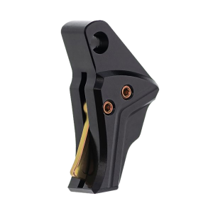 Tyrant CNC TDGTRIG5BLACKGOLD I.T.T.S Trigger/Shoe Black Glock Gen5, Trigger