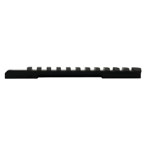 Weatherby J010001 Pic Rail Black Aluminum Weatherby Mark V Weaver Mount Magnum 9-Lug Action 20 MOA