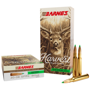 Barnes Bullets 32403 Harvest 30-06Springfield 180gr Sierra Tipped GameKing 20 Per Box/10 Case
