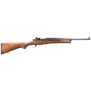 Ruger 5801 Mini-14 Ranch 223 Rem/5.56 NATO 5+1 18.50 in Blued Steel Barrel, Blued Alloy Steel Receiver, Hardwood Fixed Stock, Right Hand, Rifle