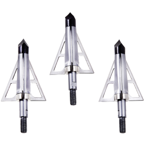 Allen 14694 CX Terminus Broadhead Stainless Steel Blades Silver 3 Pack