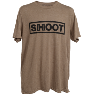 Hornady 99606XL Shoot Brown Tri-Blend Short Sleeve XL, Graphic Tee