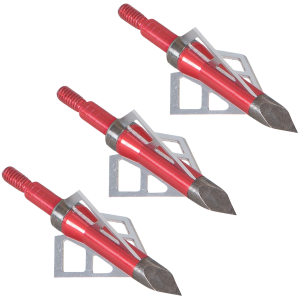Allen 14696 Photon Broadhead Stainless Steel Blades Red 3 Pack