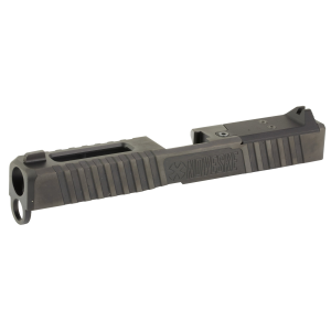 Noveske DM Slide, DLC Finish, Black, Direct Mount Optics Ready, For Glock 17 Gen 4, Includes Noveske End Plate, Cover Plate w/Rear Sight, Front Sight 03002526