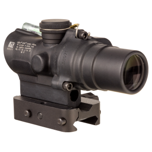 Trijicon 400329 ACOG TA44 Matte Black Anodized 1.5x16mm Illuminated Green Circle w/Dot Reticle, Rifle Scope