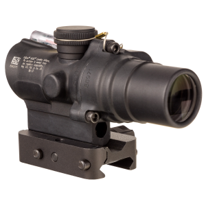 Trijicon 400330 ACOG TA44 Matte Black Anodized 1.5x16mm Illuminated Red Circle w/Dot Reticle, Rifle Scope