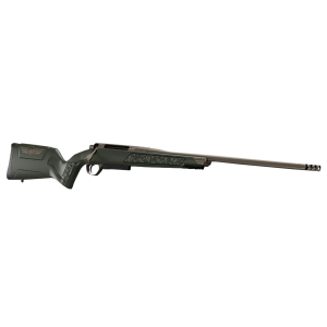 Christensen 8011500500 Evoke Full Size 7mm Rem Mag 4+1 22 Burnt Bronze Cerakote #4 Contour Threaded Barrel, Gray w/Bronze Logo Hybrid Hunter w/Pic Rail Synthetic Stock, Rifle