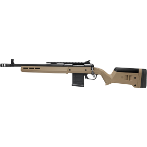 Savage 58196 110 Scout Full Size 6.5 Creedmoor 10+1 16.50 Matte Black Threaded Barrel, Pic Rail Carbon Steel Receiver, Flat Dark Earth Magpul Hunter Synthetic Stock, Left Hand, Rifle