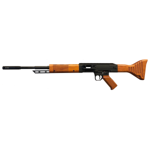 Global Defense GDFG9ALP9-CH FG-9 9mm Luger 17 in Barrel, Black Aluminum Receiver, Cherry Wood Stock Grip Optics Ready