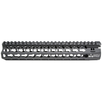 BCM KMRA10556BK KMR Alpha Handguard 10 in Keymod Style Made of Aluminum with Black Anodized Finish for AR-15