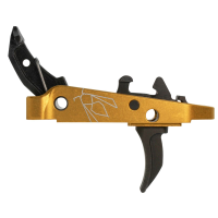 CMC Triggers 47407-YJ Drop-In Yella Jacket Combat Trigger Group 2.0 Single-Stage Curve with 2.50 lbs Draw Weight, Black w/ Yellow Housing, Trigger